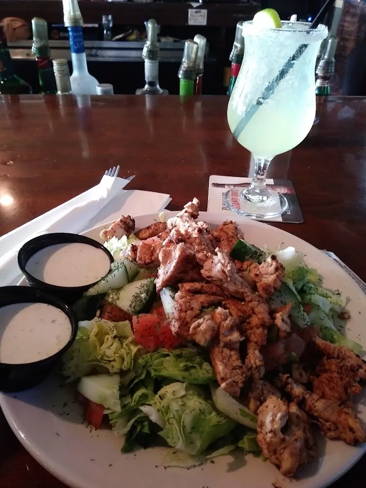 Side Salad with Grilled Chicken Added